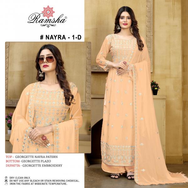 Ramsha Nayra 1 Exclusive Designer Pakistani Suit Collection